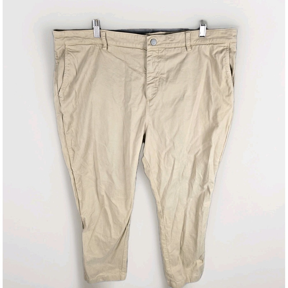 SPOKE‎ London Build C Chino Trousers Mens 43x26 Tan Khaki Cotton Blend Athletic
